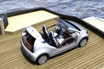 VW up! Azzurra Sailing Team Cabrio Kleinwagen New Small Family Heck Seite Ansicht