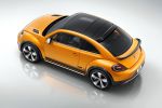 VW Volkswagen Beetle Dune Cross-Beetle Offroad Optik Käfer Skier Turbobenziner DSG XDS Interface Sideways App POI Point of Interests AMOLED Heck Seite Dach