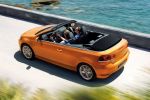 VW Volkswagen Golf Cabriolet 2016 1.4 1.2 TSI Turbo 2.0 TDI DSG Softtop Facelift Honey Orange Metallic Infotainment Heck Seite