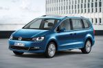 VW Volkswagen Sharan 2015 Facelift Familien Van TDI TSI 4MOTION Allrad DSG Front Assist ACC City-Notbremsfunktion EasyFold App Connect Internet Smartphone MirrorLink Android Auto CarPlay Front Seite