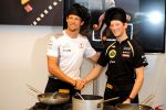 Pirelli Miles and Meals Wettkochen Jenson Button Romain Grosjean Formel 1 Monaco Monte Carlo