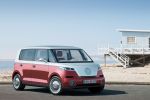 VW Volkswagen Bulli Concept Kompaktvan Microbus Elektromotor Zero Emission Front Seite Ansicht
