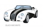 Wiesmann Roadster MF3 Final Edition Black and White by Sieger 3.2 Reihensechszylinder Front Ansicht