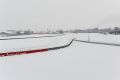 Zu viel Schnee in Maranello