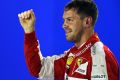 Zum ersten Mal eroberte Sebastian Vettel mit Ferrari eine Pole-Position