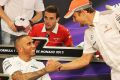 Zwei, die sich versteh'n: Lewis Hamilton (li.) und Jenson Button waren Teamkollegen